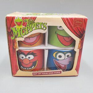 Muppets Egg Cups Kermit Fozzie Animal Gonzo Set of 4